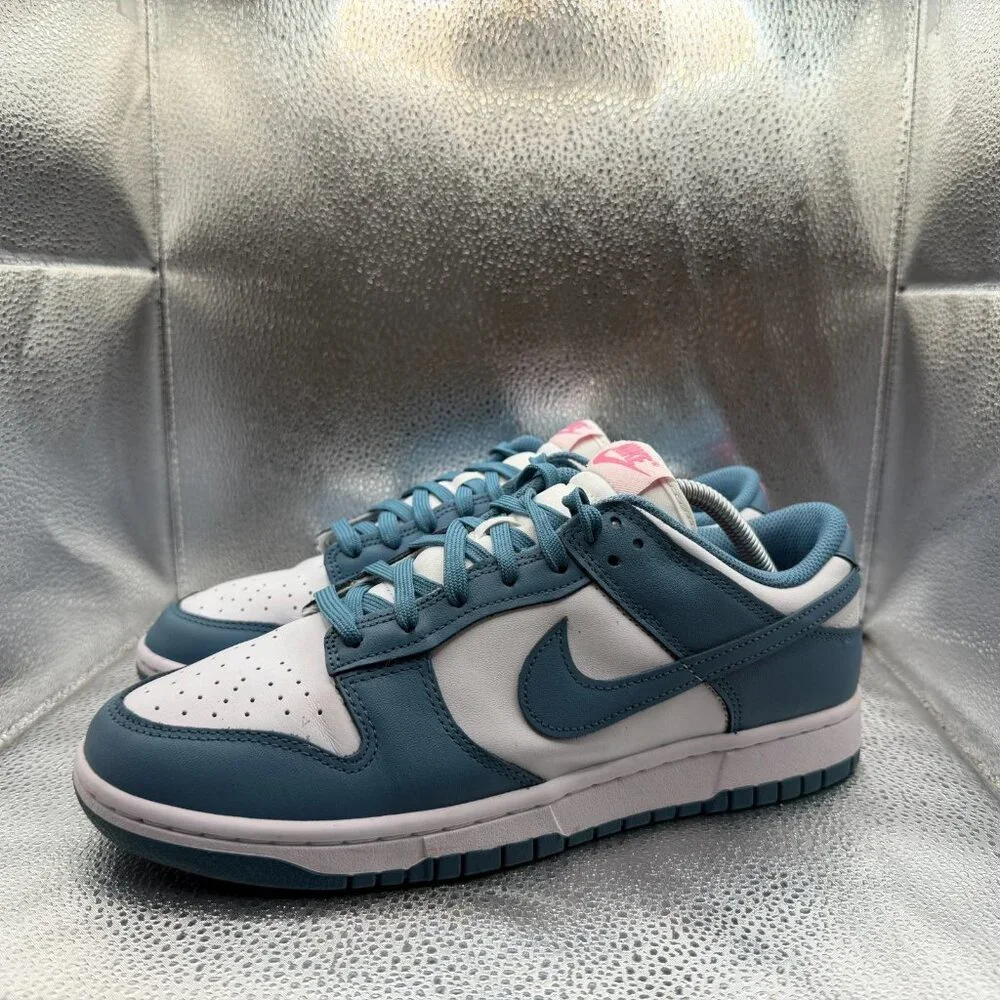 Size 11 Nike Dunk Low South Beach Aqua White Womens Athletic‎ Shoes FJ0739-100
